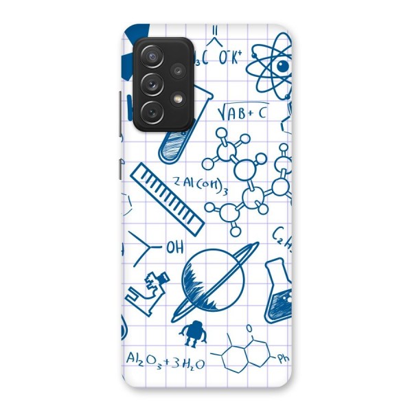 Science Notebook Back Case for Galaxy A72