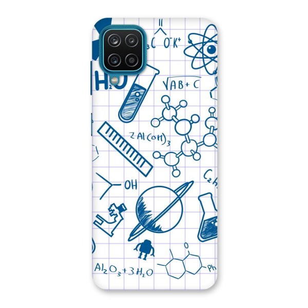 Science Notebook Back Case for Galaxy F12