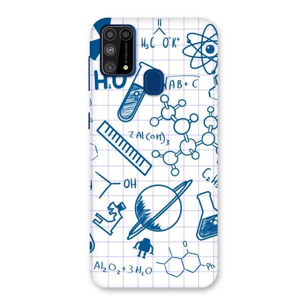 Science Notebook Back Case for Galaxy F41