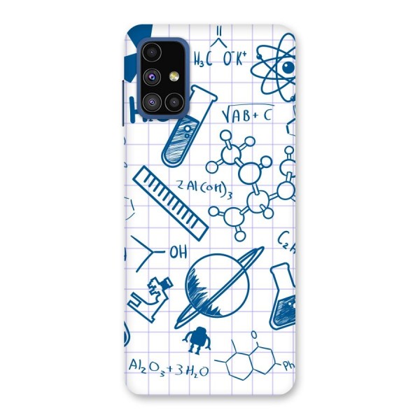 Science Notebook Back Case for Galaxy M51