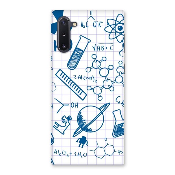 Science Notebook Back Case for Galaxy Note 10