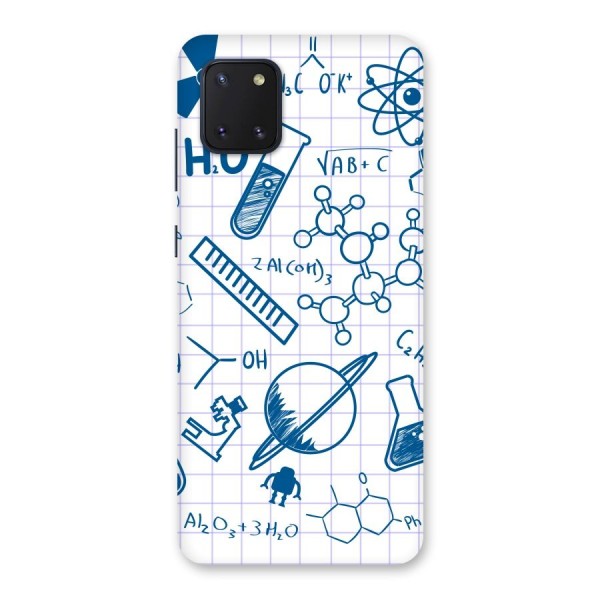 Science Notebook Back Case for Galaxy Note 10 Lite