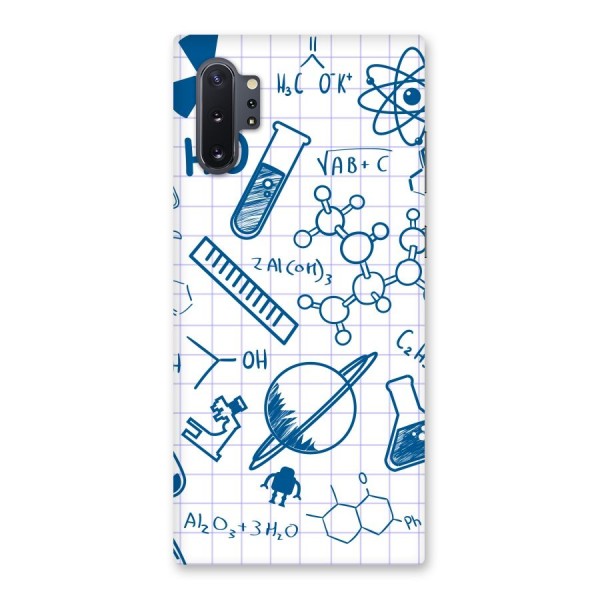 Science Notebook Back Case for Galaxy Note 10 Plus