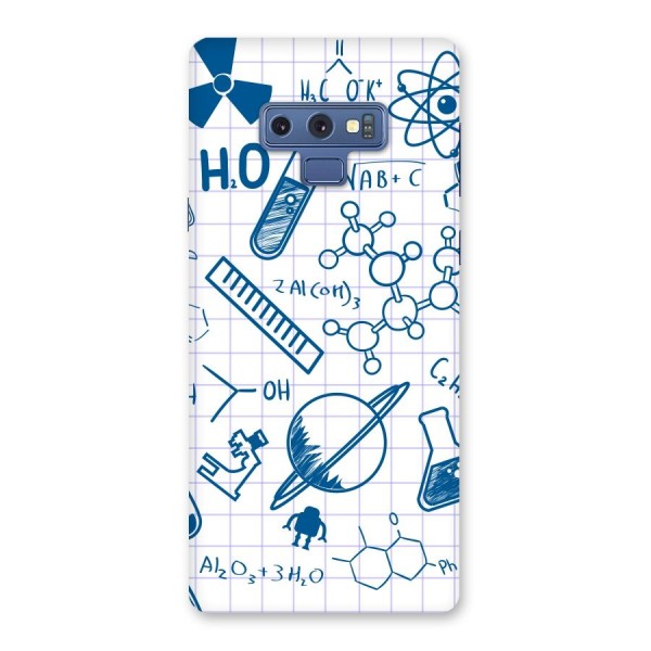 Science Notebook Back Case for Galaxy Note 9