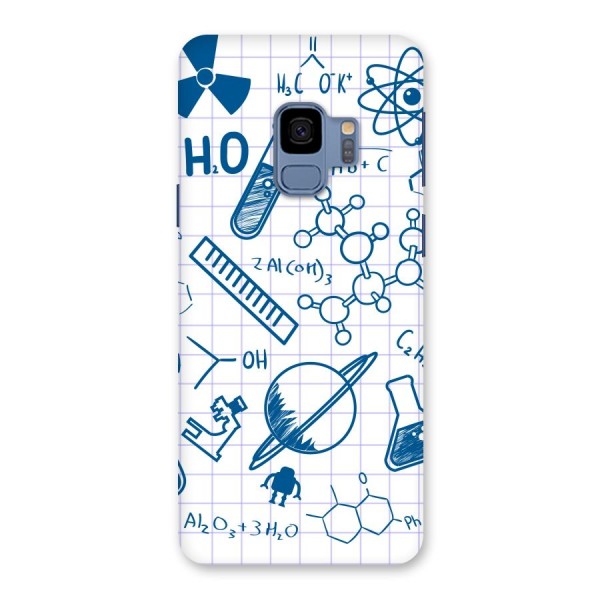 Science Notebook Back Case for Galaxy S9