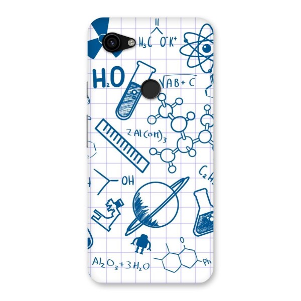 Science Notebook Back Case for Google Pixel 3a XL