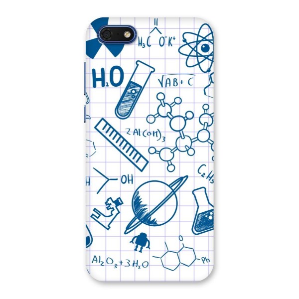 Science Notebook Back Case for Honor 7s