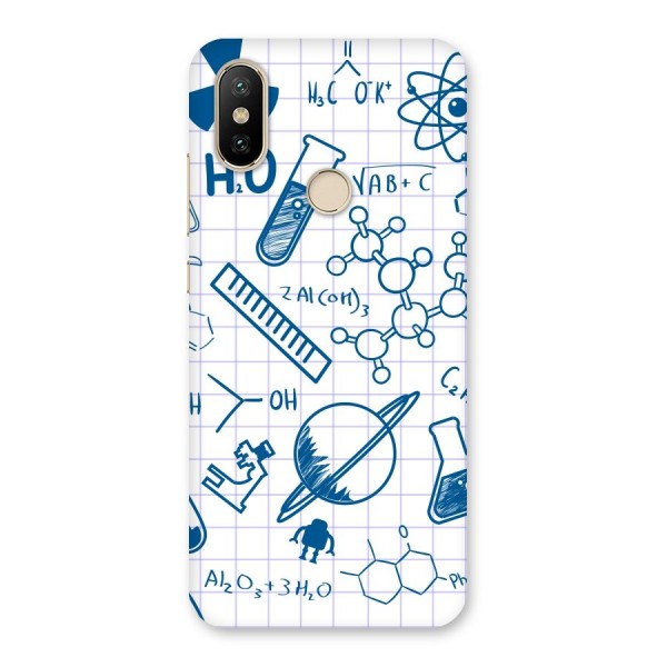 Science Notebook Back Case for Mi A2