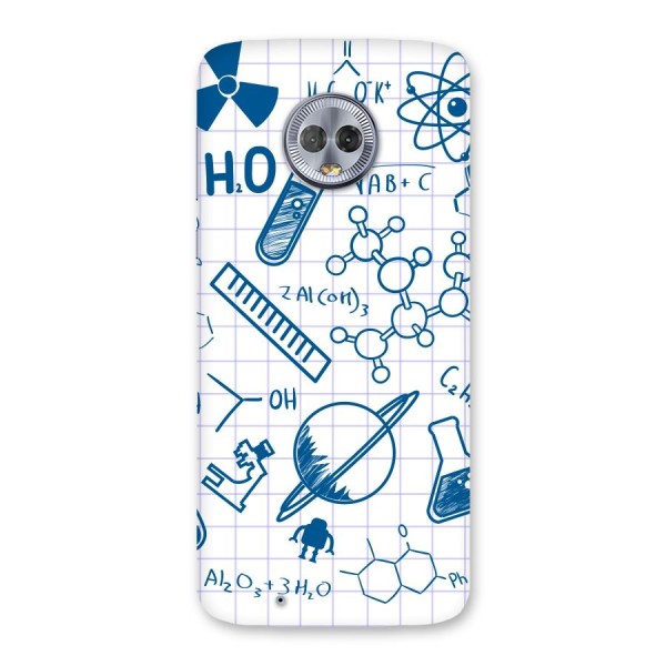 Science Notebook Back Case for Moto G6