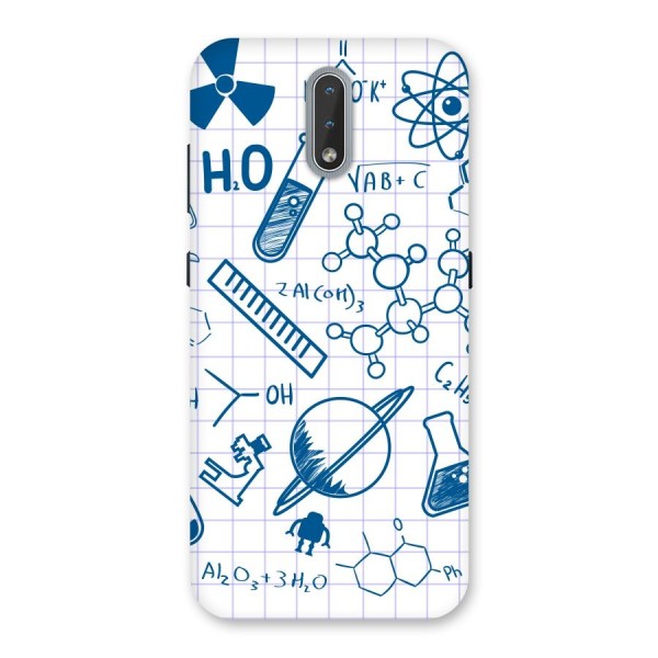 Science Notebook Back Case for Nokia 2.3