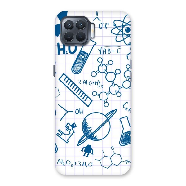 Science Notebook Back Case for Oppo F17 Pro