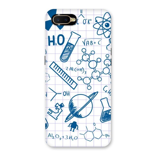 Science Notebook Back Case for Oppo K1