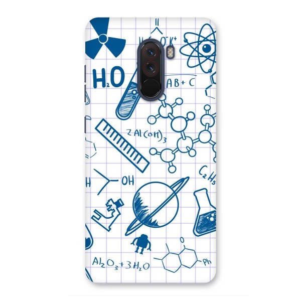 Science Notebook Back Case for Poco F1