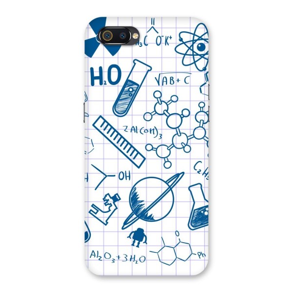 Science Notebook Back Case for Realme C2