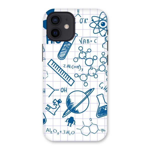 Science Notebook Back Case for iPhone 12