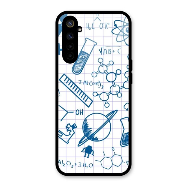 Science Notebook Glass Back Case for Realme 6i