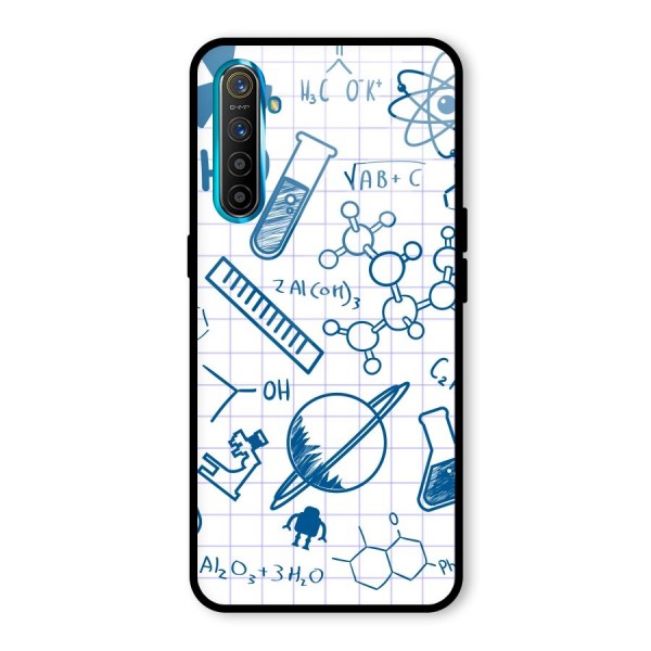 Science Notebook Glass Back Case for Realme XT