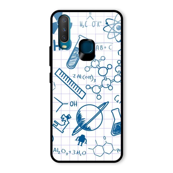 Science Notebook Glass Back Case for Vivo Y15