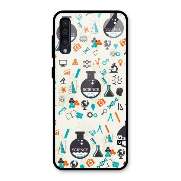 Science Side Glass Back Case for Galaxy A50s