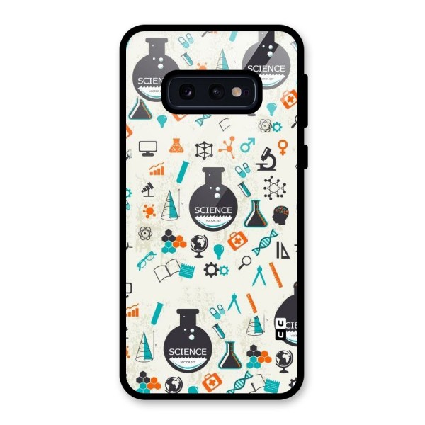 Science Side Glass Back Case for Galaxy S10e