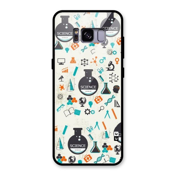 Science Side Glass Back Case for Galaxy S8