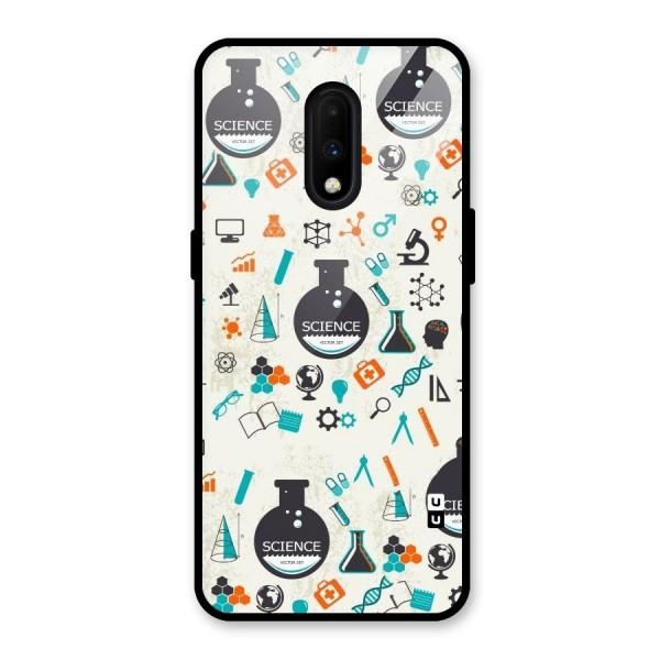 Science Side Glass Back Case for OnePlus 7