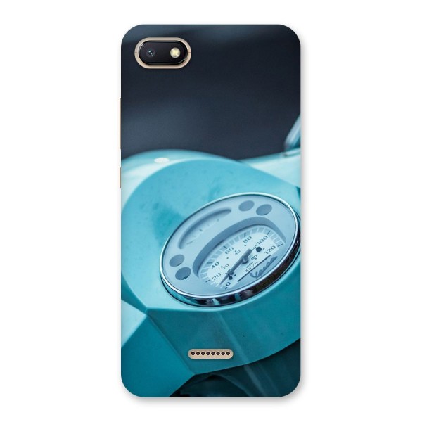 Scooter Meter Back Case for Redmi 6A