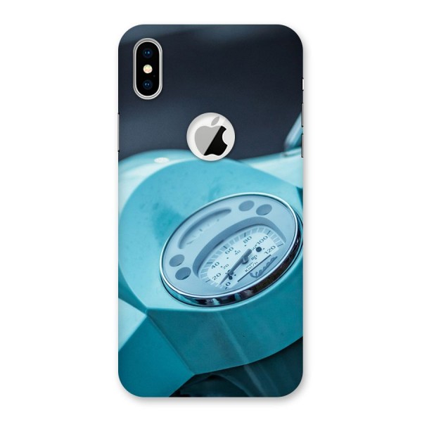 Scooter Meter Back Case for iPhone XS Logo Cut