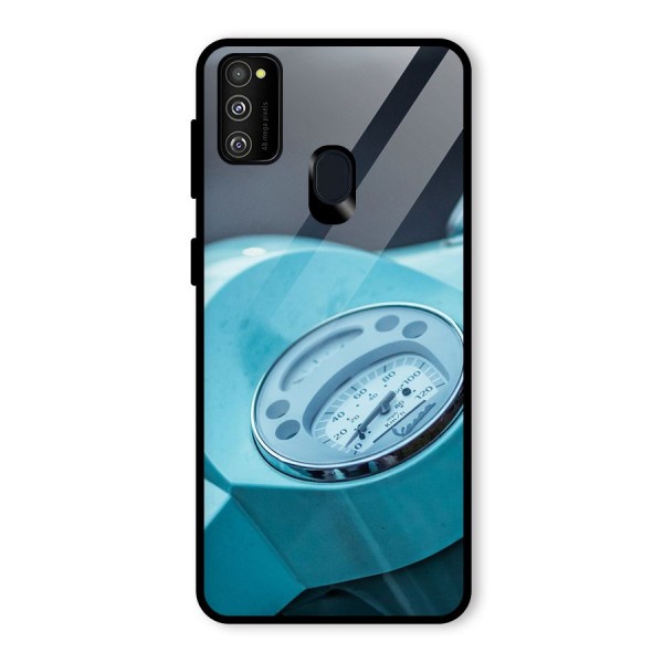 Scooter Meter Glass Back Case for Galaxy M21