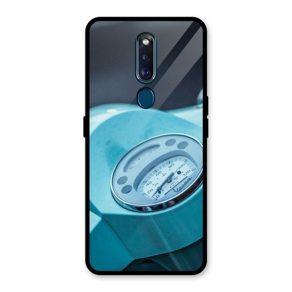 Scooter Meter Glass Back Case for Oppo F11 Pro