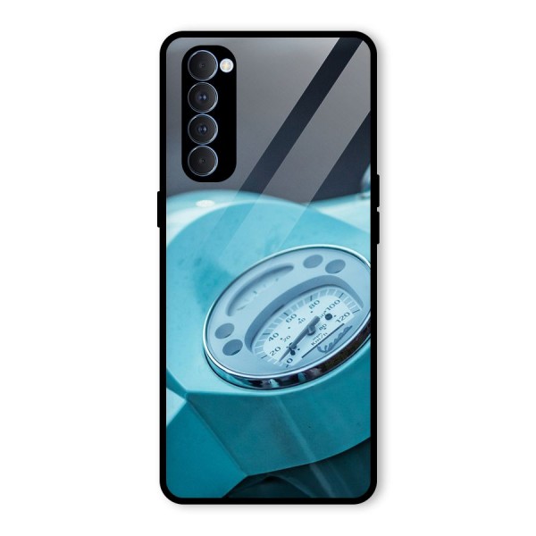 Scooter Meter Glass Back Case for Oppo Reno4 Pro