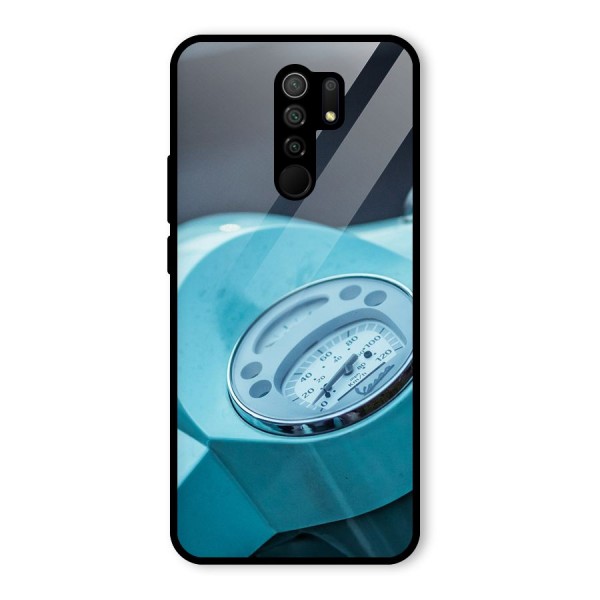 Scooter Meter Glass Back Case for Redmi 9 Prime