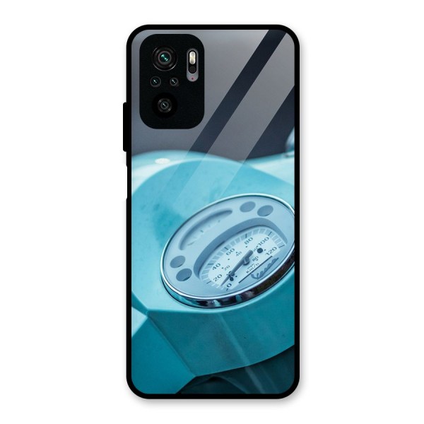 Scooter Meter Glass Back Case for Redmi Note 10