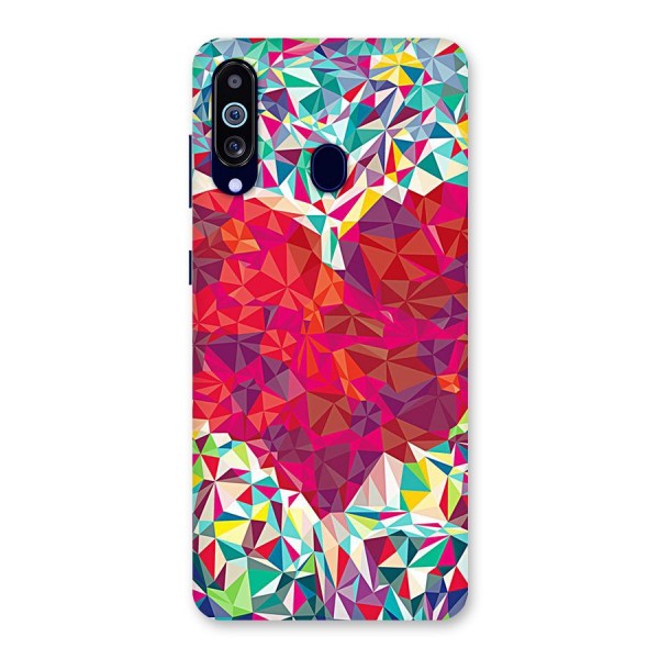 Scrumbled Heart Back Case for Galaxy A60