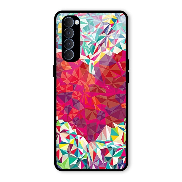 Scrumbled Heart Glass Back Case for Oppo Reno4 Pro