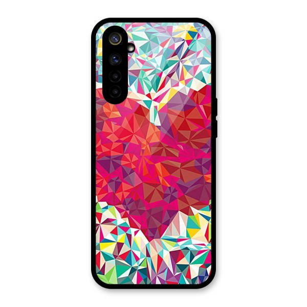 Scrumbled Heart Glass Back Case for Realme 6