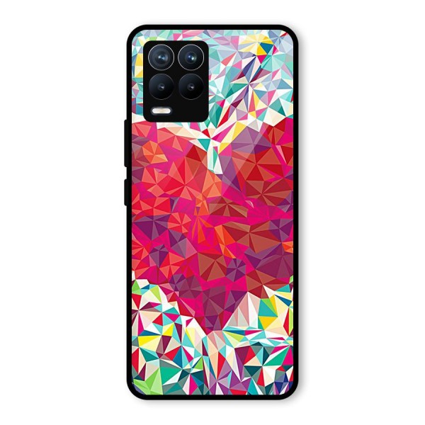 Scrumbled Heart Glass Back Case for Realme 8 Pro