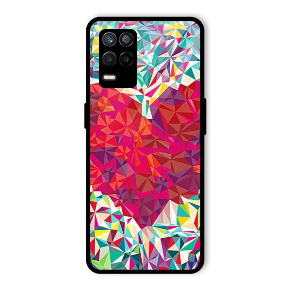 Scrumbled Heart Glass Back Case for Realme 9 5G