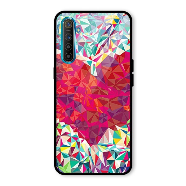 Scrumbled Heart Glass Back Case for Realme XT