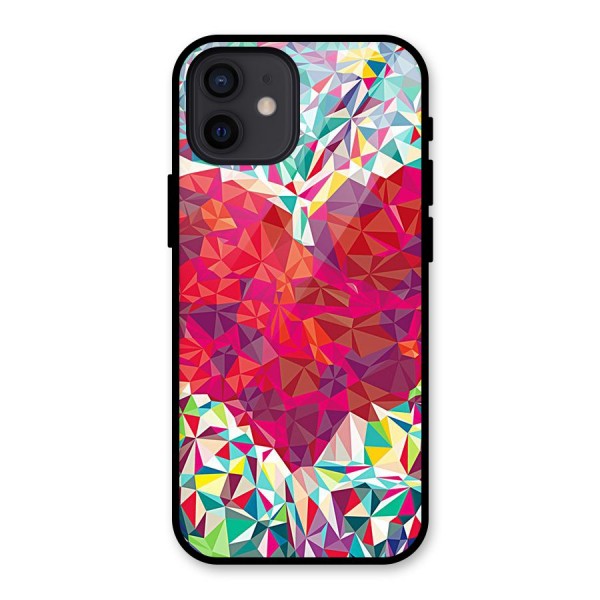 Scrumbled Heart Glass Back Case for iPhone 12