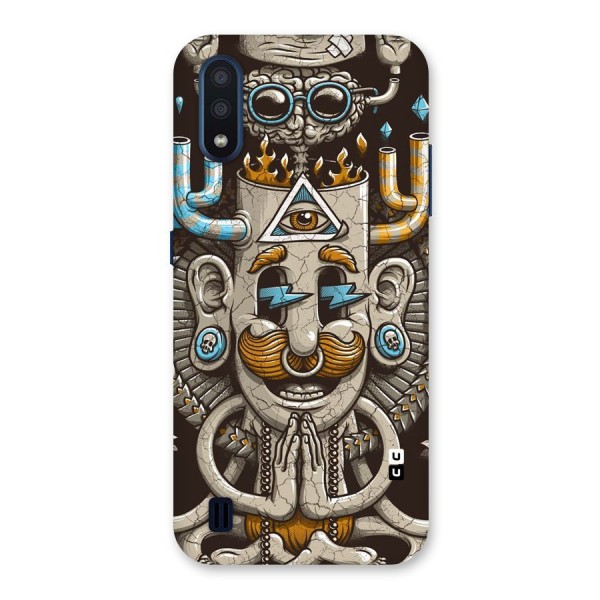 Sculpture Design Back Case for Galaxy M01