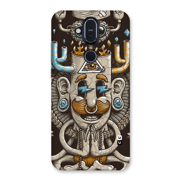 Sculpture Design Back Case for Nokia 8.1