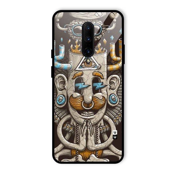 Sculpture Design Glass Back Case for OnePlus 7 Pro