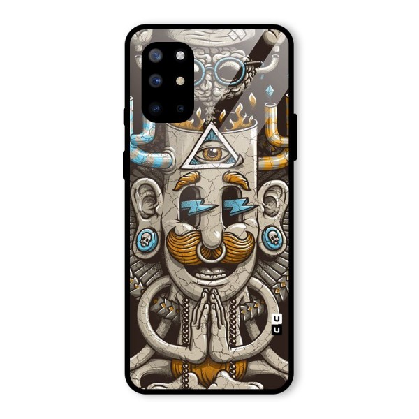 Sculpture Design Glass Back Case for OnePlus 8T