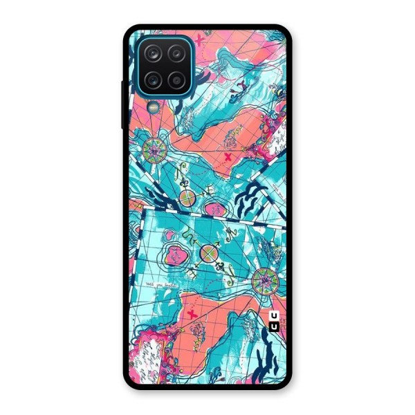 Sea Adventure Glass Back Case for Galaxy A12