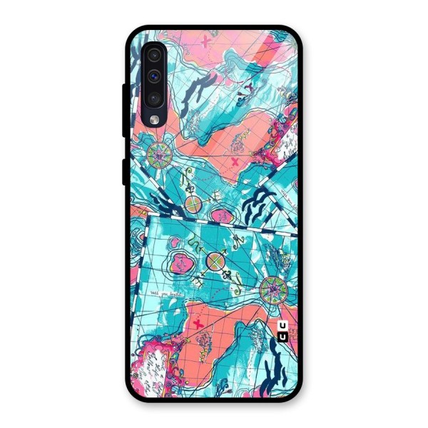 Sea Adventure Glass Back Case for Galaxy A50s