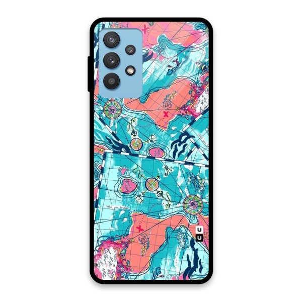 Sea Adventure Glass Back Case for Galaxy M32 5G