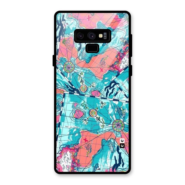 Sea Adventure Glass Back Case for Galaxy Note 9