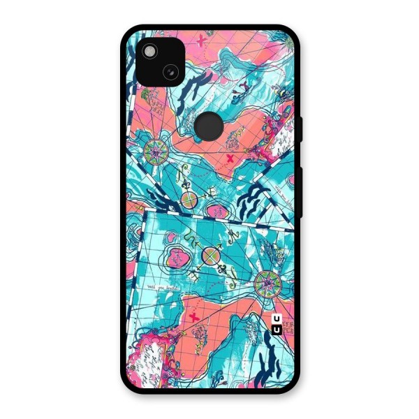 Sea Adventure Glass Back Case for Google Pixel 4a