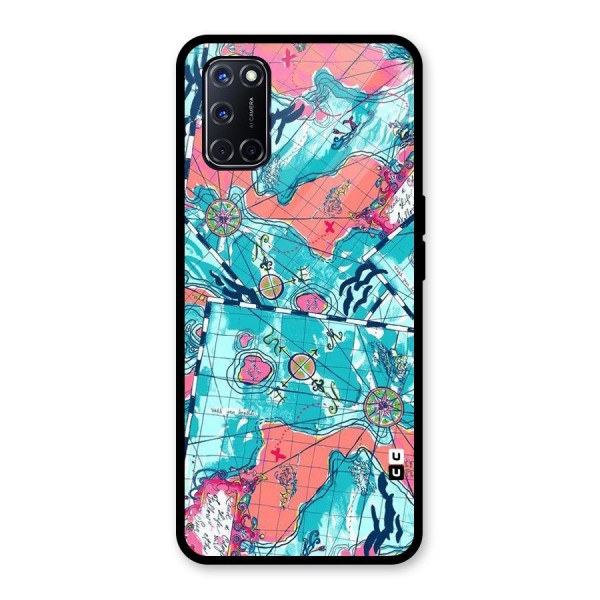 Sea Adventure Glass Back Case for Oppo A52